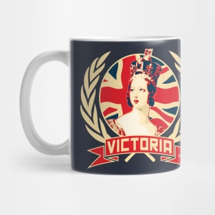 Queen Victoria British Flag Propaganda Mug